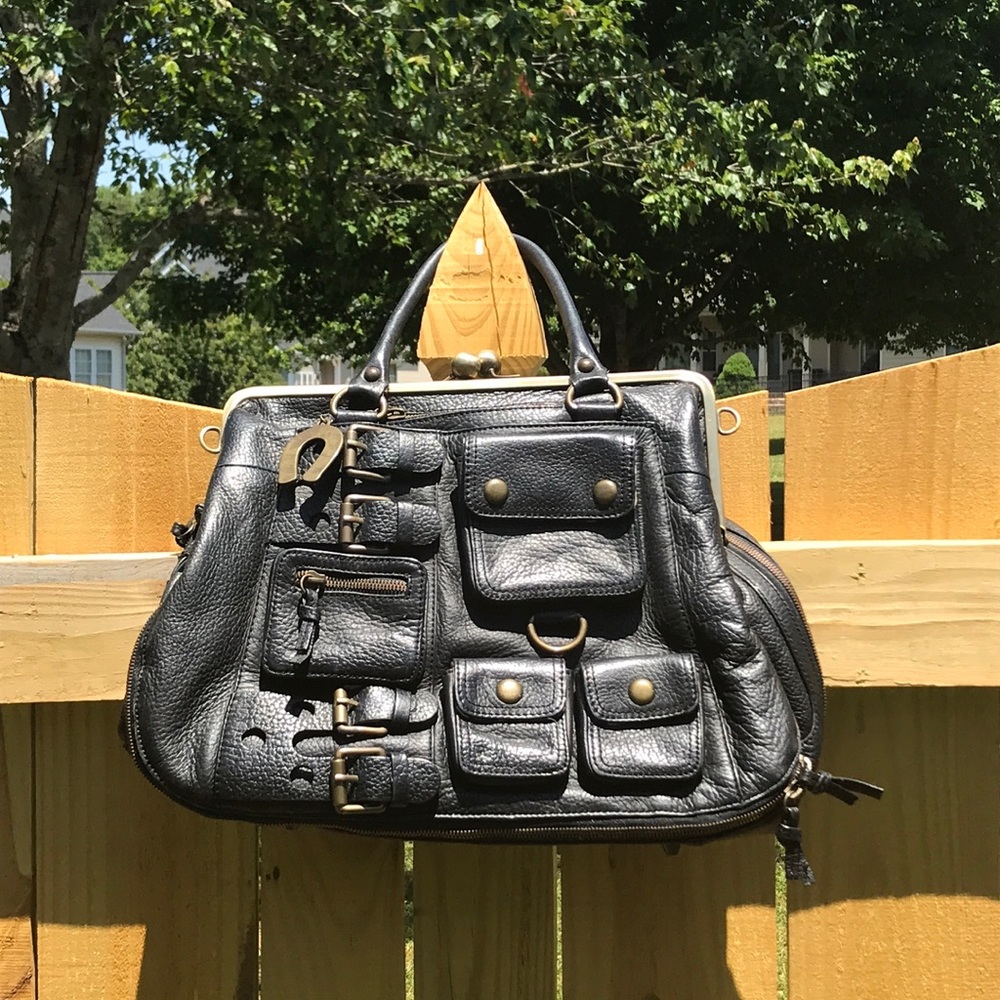 Betsey Johnson Snap Bag w/Pockets Galore!!!